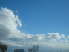 立ち去る雨雲