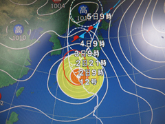 台風の進路