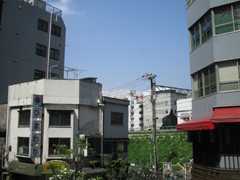 ラーメン屋さんからの風景