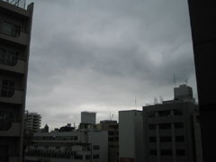 雨雲接近中